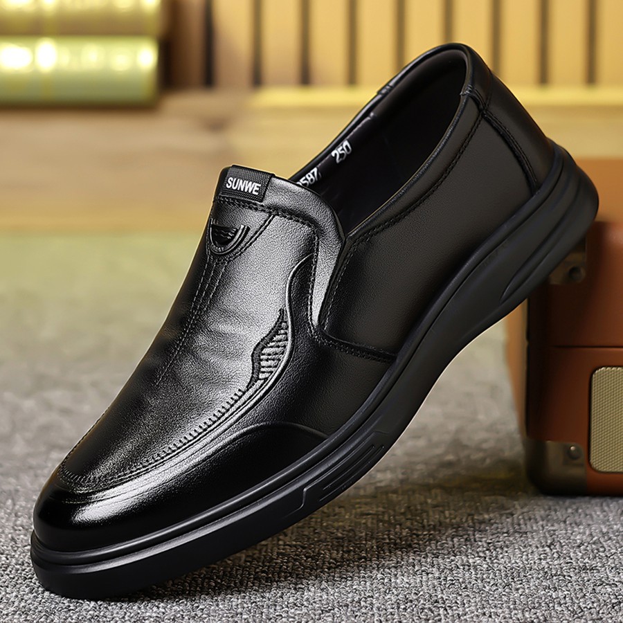 Formal Upper Wear Men - Erkekler İçin Bağcıksız Loafer Ayakkabılar, Düşük