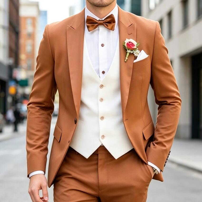Yeni Klasik 3 Parça Erkek Takı - Men'S Formal Wear Waistcoat incelemesi ve fiyatı