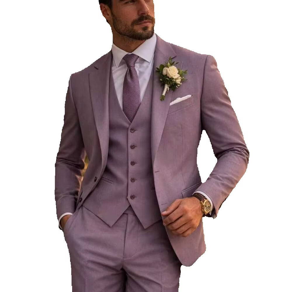 Lavanta 3 Parça erkek Takım El - Men'S Formal Wear Waistcoat incelemesi ve fiyatı