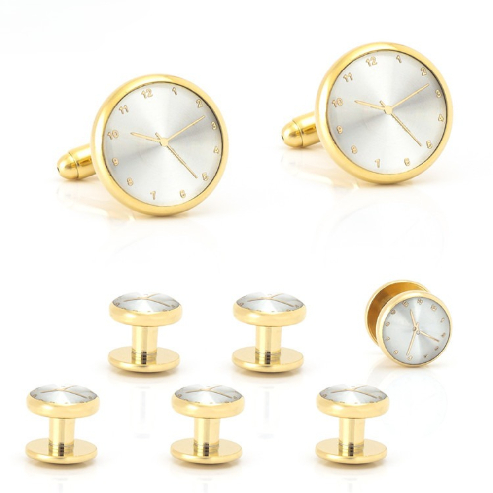 Zaman Estetiği Altın Gümüş Saa - Cufflinks Silver Set incelemesi ve fiyatı