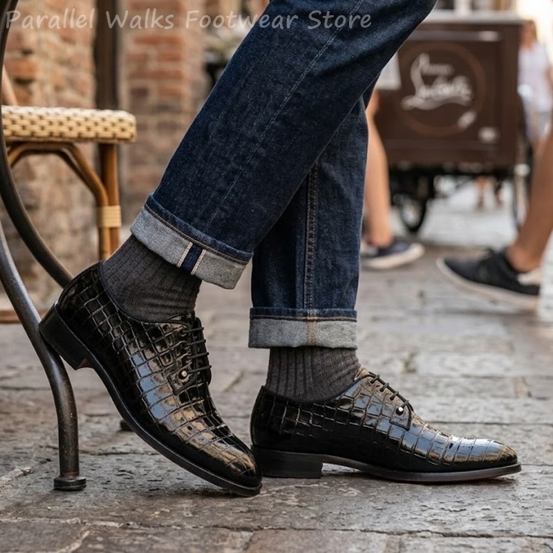 Erkekler İçin Patent Deri Oxfo - Patent Leather Oxford incelemesi ve fiyatı