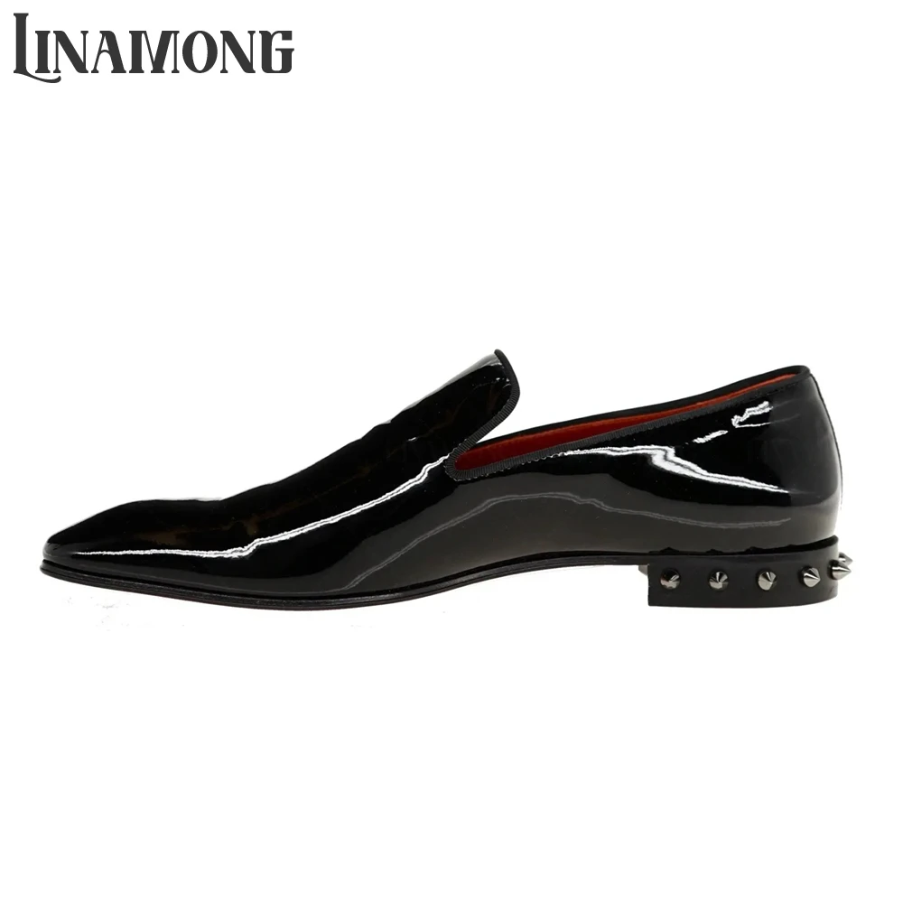 Siyah Rugan Deri Perçinli Loaf - Patent Leather Oxford incelemesi ve fiyatı